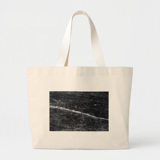Crack in black ice. grote tote bag (Voorkant)