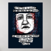 Crack in de wand van het Poster van het Venster (Voorkant)