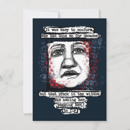 Crack in de Wenskaarten van het venster Kaart (Voorkant)