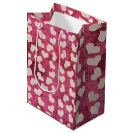 Crack-ontwerpcadeau voor hart medium cadeauzakje