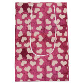 Crack-ontwerpcadeau voor hart medium cadeauzakje (Achterkant)