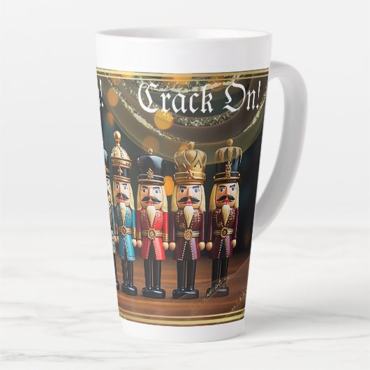 Crack op Notenkraker Latte Mok (Rechterhoek)