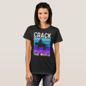 Crack That Whip Horse Riding Equestrian Horse Love T-shirt (Voorkant volledig)