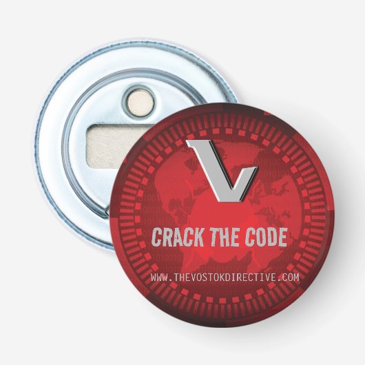 CRACK THE CODE – Vostok Directive Bottle Opener (Voorkant)