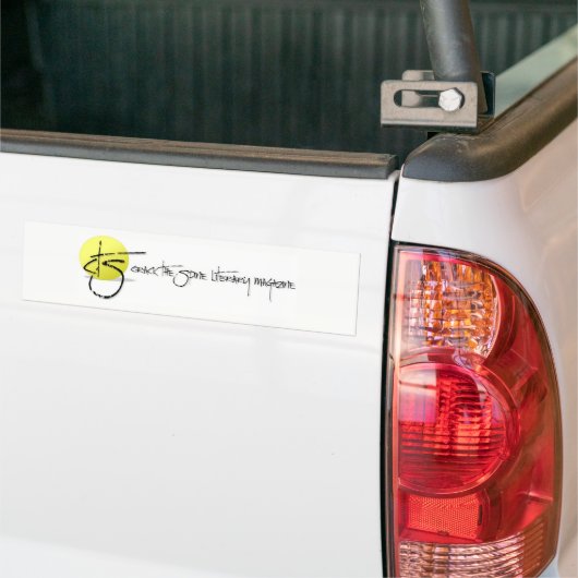 Crack the Spine Literary Magazine Bumpersticker (Op Truck)