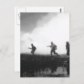 Crack-troepen van het Vietnamese leger in gevechts Briefkaart (Voorkant / Achterkant)