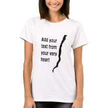Crack Vrouw T-Shirt