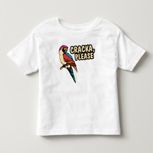 Cracka alsjeblieft kinder shirts (Voorkant)