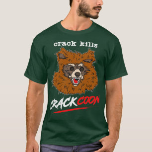 Crackcoon Crack doodt Fan Art T-shirt