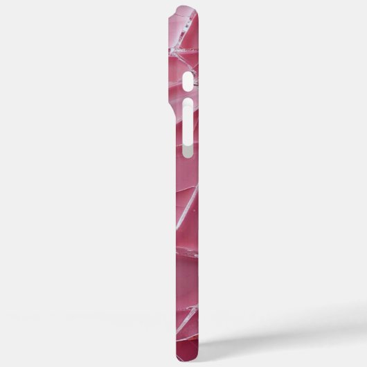 Crack'd (roze) Case-Mate iPhone case (Achterkant / Links)