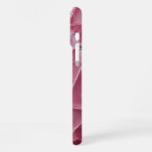 Crack'd (roze) iPhone hoesje (Linkerkant)