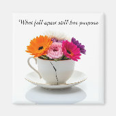 cracked broken teacup inspirational Magnet (Voorkant)