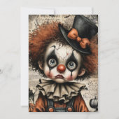 Cracked Carnival – De Melancholieke Maskerade Feestdagenkaart (Voorkant)