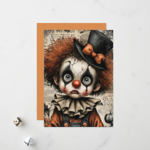 Cracked Carnival – De Melancholieke Maskerade Feestdagenkaart