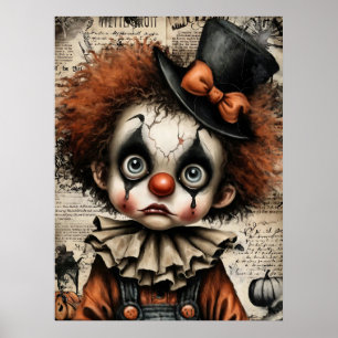 Cracked Carnival - De melancholische maskerade Poster