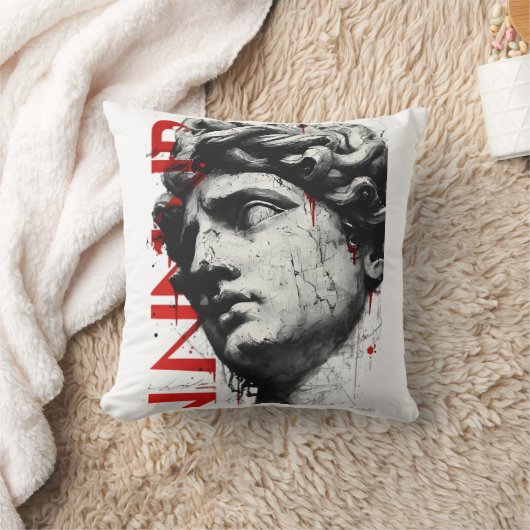 Cracked Classical Bust Kussen (Deken)