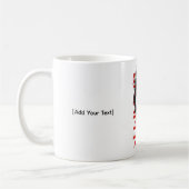 Cracked Classical Bust Trash Polka Art Mug Koffiemok (Links)