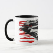 Cracked Classical Bust Trash Polka Art Mug Mok (Links)