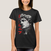 Cracked Classical Bust Trash Polka Dames T-Shirt (Voorkant)