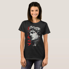 Cracked Classical Bust Trash Polka Dames T-Shirt