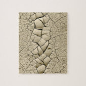 Cracked Earth Cool Textern Legpuzzel (Verticaal)