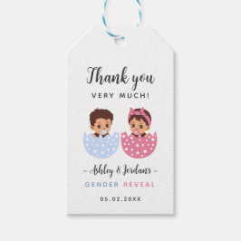 Cracked Egg Geslacht Onthullen Dank u Cadeau Label Cadeaulabel