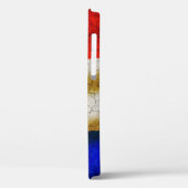Cracked France flag Hoesje-Mate iPhone Case Case (Achterkant / Links)