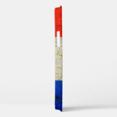 Cracked France flag Hoesje-Mate iPhone Case Case (Achterkant / Rechts)
