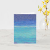 Cracked Fresco Caribbean Blue Zee Kaart (Gele Bloem)