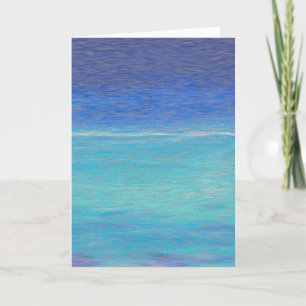 Cracked Fresco Caribbean Blue Zee Kaart