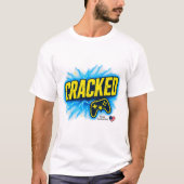 Cracked Gamer T-Shirt | Bold Gaming Controller Des (Voorkant)