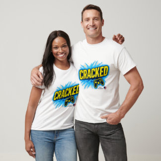 Cracked Gamer T-shirt | Krachtige Gaming Controlle