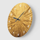 Cracked gold clock grote klok (Hoek)