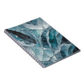 Cracked Ice Pattern | Notebook Journal Notitieboek (Rechterzijde)