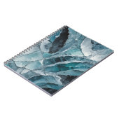Cracked Ice Pattern | Notebook Journal Notitieboek (Linkerzijde)