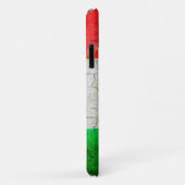 Cracked Italy vlag Case-Mate iPhone Case (Achterkant/rechts)