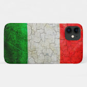 Cracked Italy vlag Case-Mate iPhone Case (Achterkant (horizontaal))