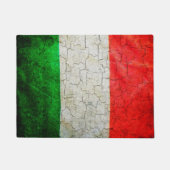 Cracked Italy vlag Deurmat (Voorkant)