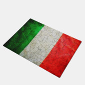 Cracked Italy vlag Deurmat (Schuin)