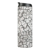 Cracked Marble Digital Pattern Thermosbeker (Geroteerd rechts)