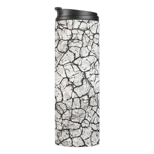 Cracked Marble Digital Pattern Thermosbeker (Geroteerd rechts)