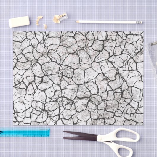 Cracked Marble Digital Pattern Tissuepapier (Craft)