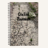 Cracked Pavement Bullet Journal Spiral Notitieboek (Voorkant)
