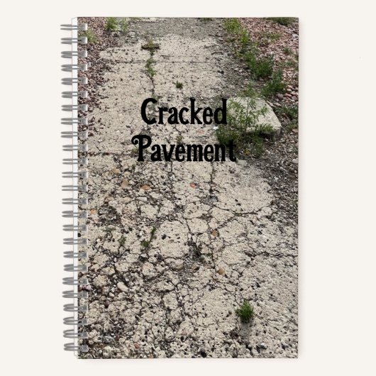 Cracked Pavement Bullet Journal Spiral Notitieboek (Voorkant)