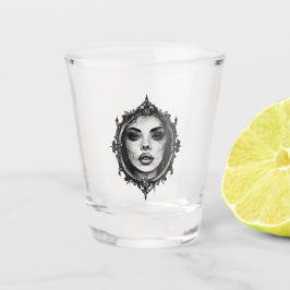 Cracked Reflection Shot Glas