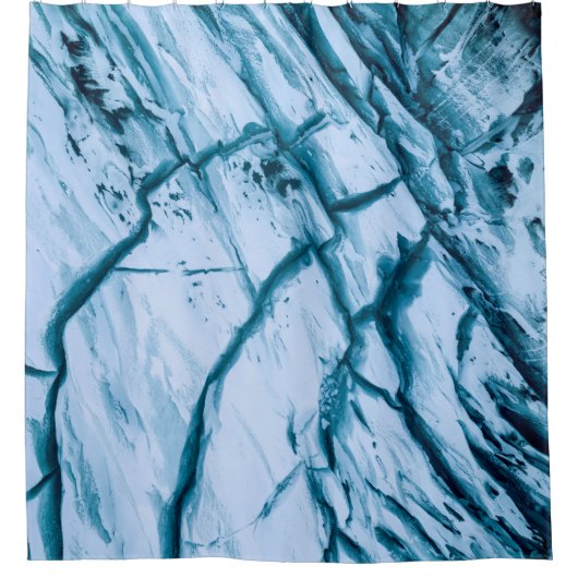 Cracked rock formation illustration douchegordijn (Voorkant)