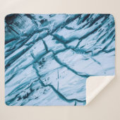 Cracked rock formation illustration sherpa deken (Voorkant (horizontaal))