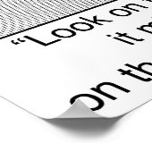 Cracked Sidewalk is een Boon voor een Chiropractor Poster (Hoek)