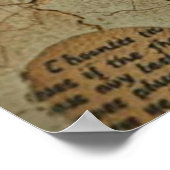 Cracked Silence: Porcelain Waarheid Poster (Hoek)