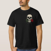 Cracked Skull Rose T-shirt – Leven Van De Droom (Voorkant)